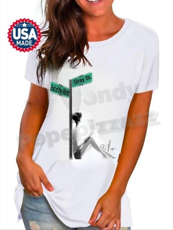 Hand Crafted Tops - DMB PEPE Pizzazz Rendition Of Gray Street  TSHIRT